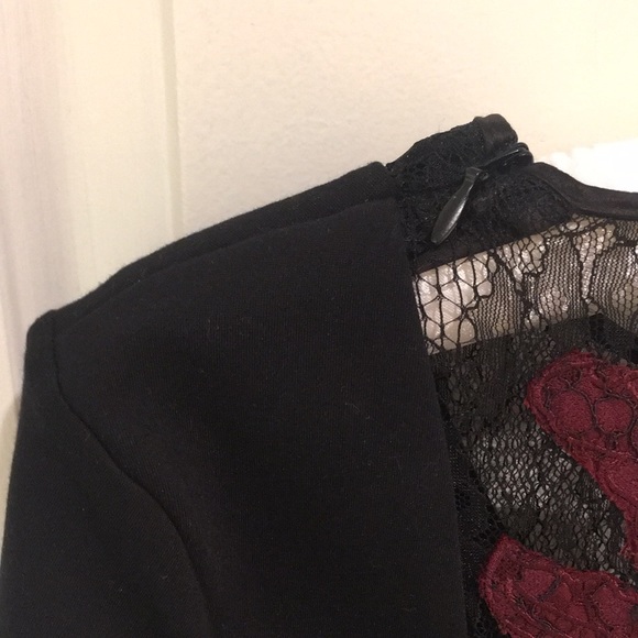 Marciano Black and Lace Bodycon Dress - Picture 7 of 10